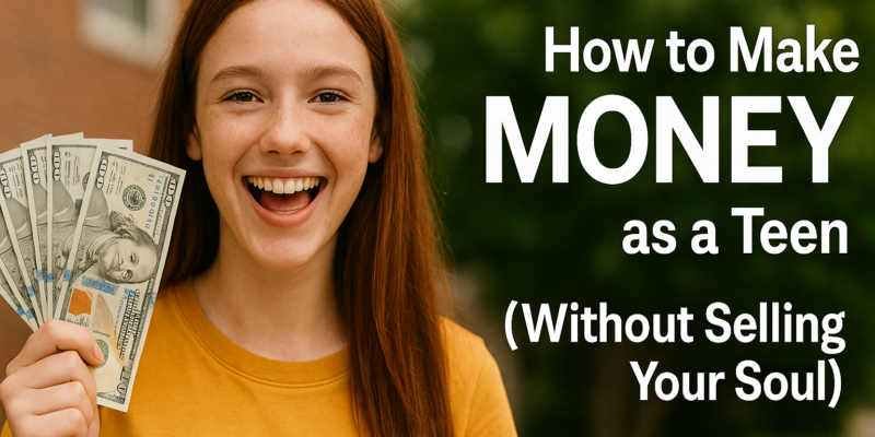 How to Make Money as a Teen (Without Selling Your Soul)